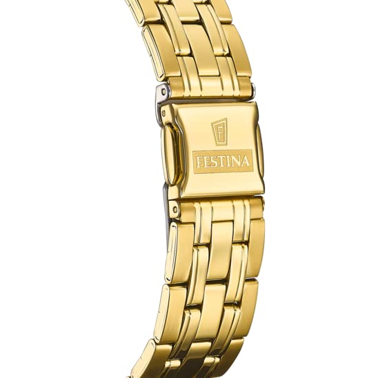 FESTINA Reloj Analógico para Hombres de Cuarzo con Correa en Acero Inoxidable F20513/3