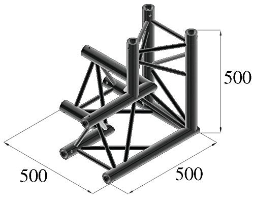 Alutruss Trilock 6030253R - Ángulo de 3 vías
