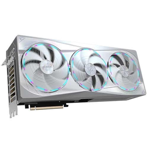 Gigabyte AORUS GeForce RTX 5080 Master Ice 16G Tarjeta Gráfica - 16GB GDDR7, 256 bits, PCI-E 5.0, 2805MHz Core Clock, 3 x DP 2.1a, 1 x HDMI 2.1b, NVIDIA DLSS 4, GV-N5080AORUSM ICE-16GD