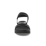 ECCO Flowtedge LX, Sandalias con tacón Mujer, Color Negro, 38 EU