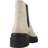 Geox D Felleny C, Bota de Tobillo Mujer, Lt Taupe Black, 40 EU