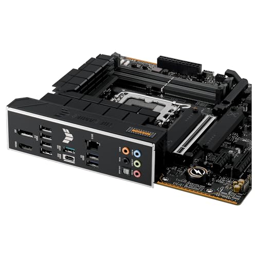 ASUS TUF Gaming B760M-PLUS II - Placa Base Intel B760 LGA 1700 mATX (PCIe 5.0, M.2 4.0, DDR5, 2.5Gb Ethernet, DP, HDMI, SATA 6 Gbps, USB Tipo-C, Thunderbolt (USB4), Aura Sync)