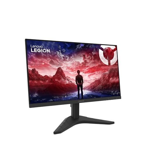 Lenovo Legion R24s - Monitor Gaming FHD 23.8" (IPS, Tasa de Refresco 144 Hz, Tiempo de Respuesta 1ms MPRT, 16:9, HDMI 2.1 + DP 1.2, VESA MediaSync - AMD FreeSync, Soporte Inclinable) - Negro