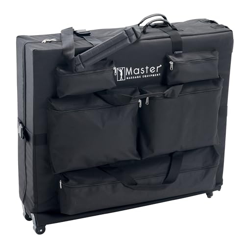 Master Massage Funda de Transporte Universal con Ruedas para Mesa de Masaje, Color Negro.