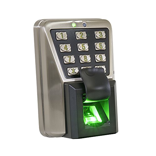 Sistema de Control de Acceso biométrico PNI Finger 300 con contraseña, Lector de Huellas Dactilares y Tarjeta electromagnética