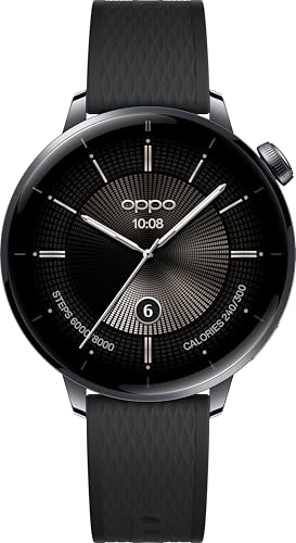 OPPO Watch X2 Mini – Smartwatch con Pantalla AMOLED 1,32", hasta 7 días de batería, GPS, Wear OS by Google, pagos con Google Wallet, Resistente al Agua 5ATM, 100+ Modos Deporte – Nebula Black