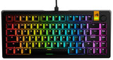 Glorious Gaming GMMK 3: Teclado Respuesta rápida, Hall Effect, tasa 8K, switches magnéticos/mecánicos MX, TKL 75% Hot Swap, Juntas modulares, Teclas PBT Doble inyección, QWERTY Estadounidense (Negro)