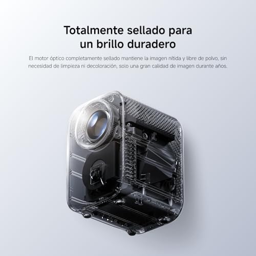 Xiaomi L1 Proyector Inteligente 1080P con Google TV & Netflix, Portátil Cine en Casa, Enfoque Auto & Keystone, HDR10/HLG, Pantalla 120", WiFi 5G Bluetooth, Audio Dolby, Proyector Exterior