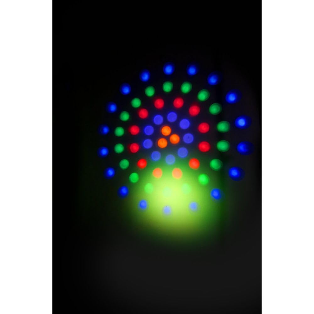 Ibiza - DJLIGHT60 - Soporte de luces con 2 proyectores PAR RGBB & 2 MOON FOWER RGBBBA - Pack LED 4 en 1