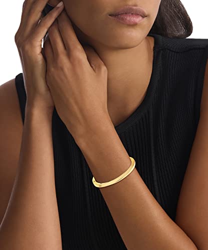 Calvin Klein Brazalete Rígido para Mujer Colección TWISTED RING en Oro Amarillo - 35000313