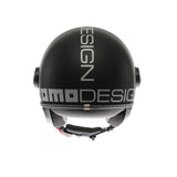 MOMODESIGN - FGTR EVO E2206, Casco Moto Jet con Doble Visera para Hombre y Mujer, para Hombres y Mujeres, Matt Black/Silver, S
