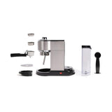 Livoo - Cafetera espresso DOD186-1350W, depósito 1L, 15 bares, compatible con cápsulas ESE, percolador café molido