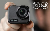 Rollei Actioncam 9s Cube: Brillante acción 4K, Resistente al Agua hasta 21 m, diseño Mini, Pantalla táctil y estabilización de Imagen para la Mejor Aventura