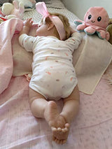 Reborn Valeria,Reborn Vinilo DE Silicona 52CM,2,3KG,RASGOS FACIALES como LOS DE UN Bebe Real,BOLSITAS EN Ojos,Nariz CHATA,Carita Redonda,Manos Y PIES con LA Medida DE UN Recien Nacido.