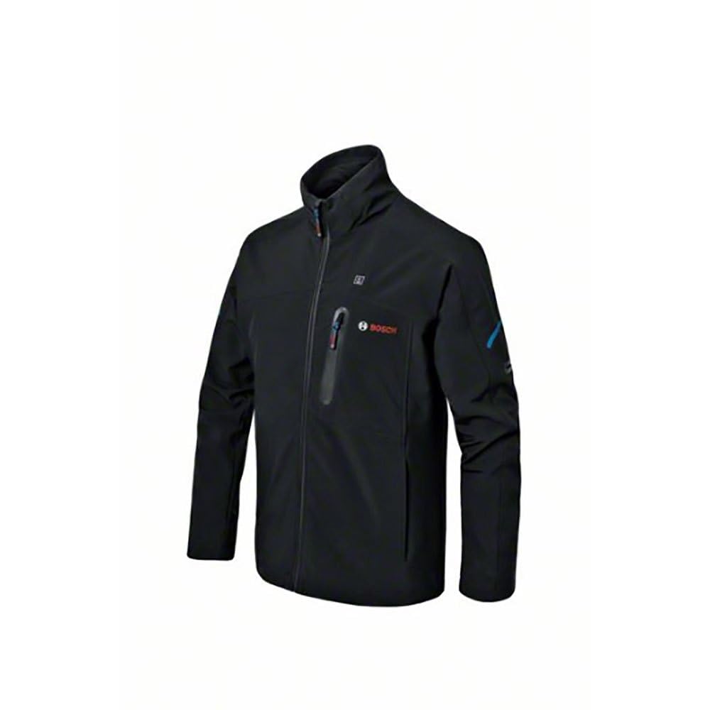 Bosch Professional chaqueta calefactable GHJ 12+18V XA (incl. adaptador de carga con USB GAA 12V-21 + batería GBA 12V 2.0Ah + cargador GAL 12V-20) - Talla M