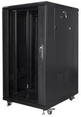 Armario LANBERG Rack 19" 22U 600X800 Flat Pack Black Negro