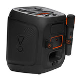 JBL Partybox Encore 2, altavoz inalámbrico bluetooth para fiestas, con micrófono, 15h de autonomía, resistente a salpicaduras, sonido JBL Pro y AI Sound Boost, compatible con Auracast, negro