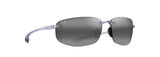 Maui Jim Hookipa Gafas, Shiny Crystal, 64-14-140 Unisex Adulto