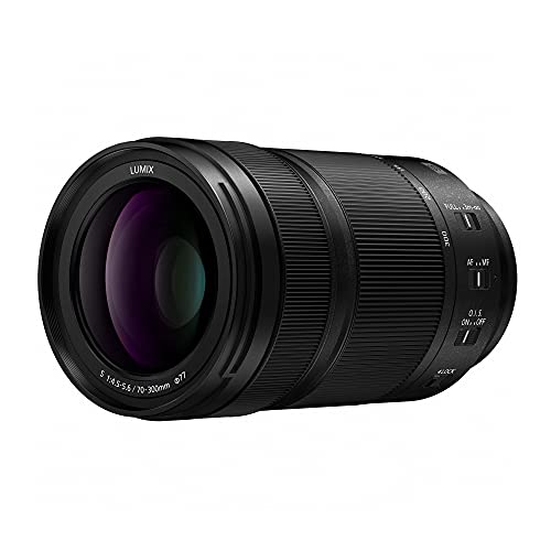 Panasonic Lente de cámara LUMIX S Series, 70-300 mm F4.5-5.6 Macro O.I.S. Lente Intercambiable de Montura L para cámaras Digitales de Marco Completo sin Espejo