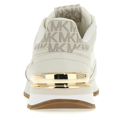 Michael Kors Nova Trainer, Sneaker Mujer, Vanilla MLTI, 39.5 EU