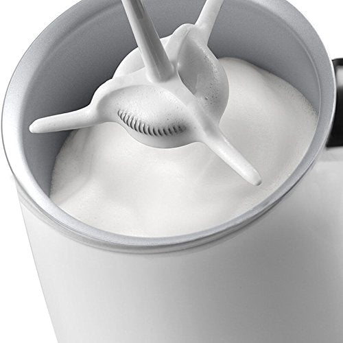 DeLonghi EMF 2.W - Batidora espumadora de leche eléctrica de mano, 500 W, color blanco