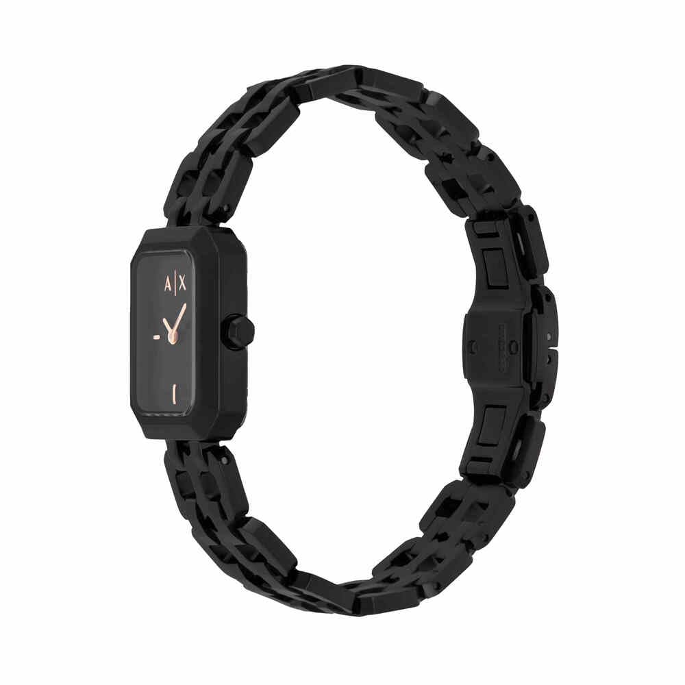 Armani Exchange Orologio da Donna, Movimento al quarzo a Due lancette e cassa da 27 mm con cinturino in Acciaio inossidabile