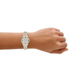 Fossil Reloj Analógico para Mujer de Cuarzo con Correa en Acero Inoxidable ES5422