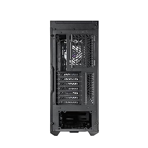 Cooler Master MasterBox TD500 Mesh V2 – Caja PC Mid-Tower E-ATX, Malla Poligonal, 3x120mm Ventiladores ARGB Preinstalados, Panel Superior Extraíble, Panel Lateral Vidrio Templado, USB C 10Gbps, Negro