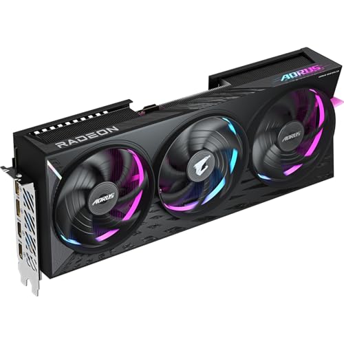 Gigabyte AORUS Radeon RX 9070 XT Elite 16G Tarjeta Gráfica - 16GB GDDR6, 256 bits, PCI-E 5.0, 3100 MHz Frecuencia Base, 2 x DisplayPort, 2 x HDMI, GV-R9070XTAORUS E-16GD