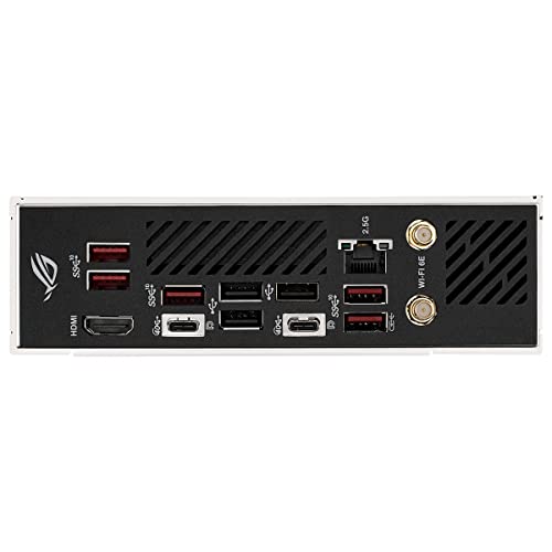ASUS ROG Strix X670E-I Gaming WiFi - Placa Base ITX (AMD Ryzen AM5, VRM de 10 + 2 Fases, ROG Strix Hive, botón PBO de Modo EZ, PCIe 5.0, DDR5, WiFi 6E, 2 Ranuras M.2, 2 Puertos USB4 de Tipo C)