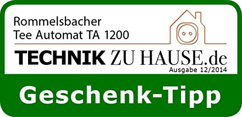 Rommelsbacher, 1200 W, 1 Liter, Acrylonitrile Butadiene Styrene, Negro