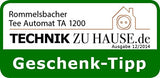 Rommelsbacher, 1200 W, 1 Liter, Acrylonitrile Butadiene Styrene, Negro