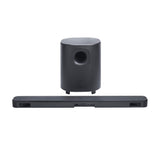 JBL Bar 500 MK2, Barra de Sonido Bluetooth 5.1 para TV con subwoofer de 10", Sonido Envolvente Dolby Atmos, HDMI eARC, Wi-Fi, vídeo 4K, PureVoice 2.0 y MultiBeam 3.0, Negro