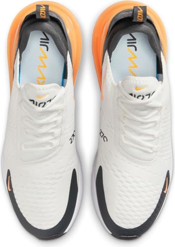 Nike Air MAX 270 Schuhe für Herren, Calzado Hombre, Summit White Laser Orange Anthracite, 42 EU