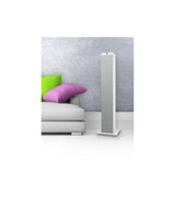 Muse M-1250 BTW - Torre de Sonido Bluetooth con Radio PLL FM - 100W - 20 Estaciones almacenables - Subwoofer Integrado - Blanco