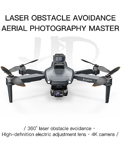 LUXWALLET Chopper X Dodge - 21.6KM/h Drone - WiFi GPS 1080P Full HD Drone – Laser Obstacle Avoidance - EIS Stabilisator - 1200 Meter Afstand + 2X Accu