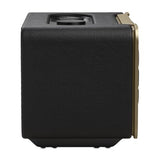 JBL Authentics 200, altavoz inteligente con tecnología Bluetooth, diseño retro, con cuadrícula gris, Wi-Fi integrado, Google Assistant, Amazon Alexa, AirPlay, JBL One App, negro