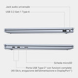 Dell Inspiron 7441 Laptop 14 QHD+ Touchscreen Display, Qualcomm Snapdragon 16 GB LPDDR5X RAM, 512 GB SSD, Qualcomm Adreno, Windows 11 Home - Cloud Cover