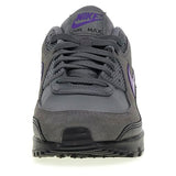 NIKE Air MAX 90, Sneaker Hombre, Iron Grey Wild Grape Black White, 41 EU