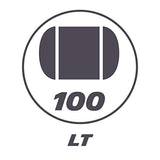 MICHELIN - Compresor de aire MB100/3 - Tanque de 100 litros - Motor de 3 cv - Presión máxima 10 bar - Flujo de aire 250 l/min - 15 m³/h