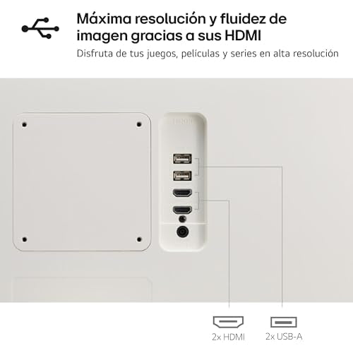 LG 27U511SA-W - Monitor MyView 27", Panel IPS, (1920 x 1080), 100Hz, 5ms (GtG), WebOS 23, sRGB 99%, Ajuste en Inclinación (Eje Horizontal), Blanco
