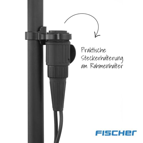 FISCHER Portabicicletas RoadLine Black para Embrague, portabicicletas para Coche, premontado, bloqueable, hasta 60 kg, Color Negro
