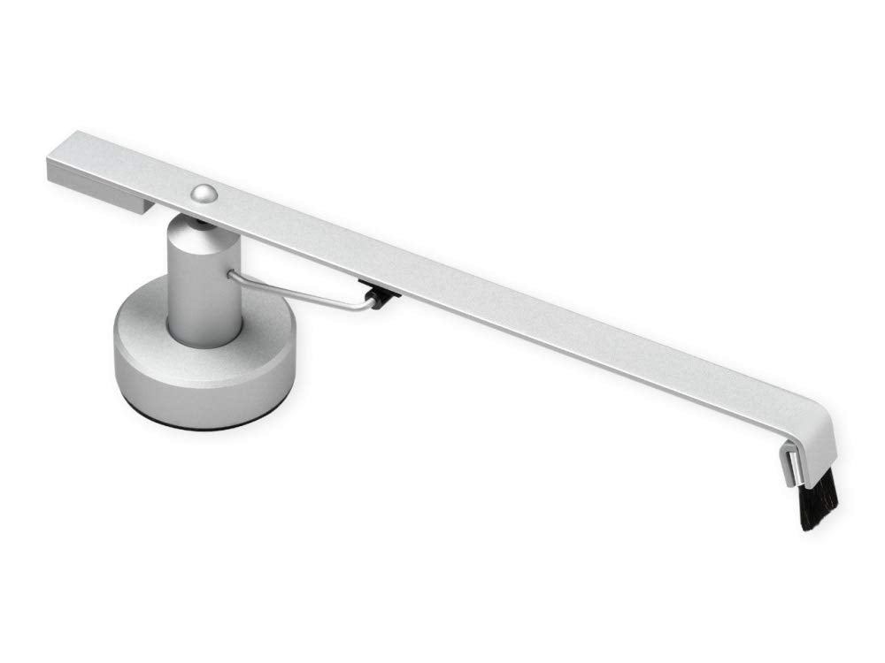 Pro-Ject Sweep It E - Escoba con Cepillo para Pelo Natural, Color Plateado
