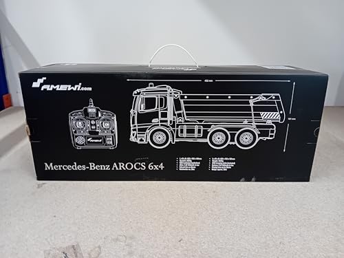 Amewi Mercedes-Benz Arocs camión volquete RTR Azul RC Control Remoto