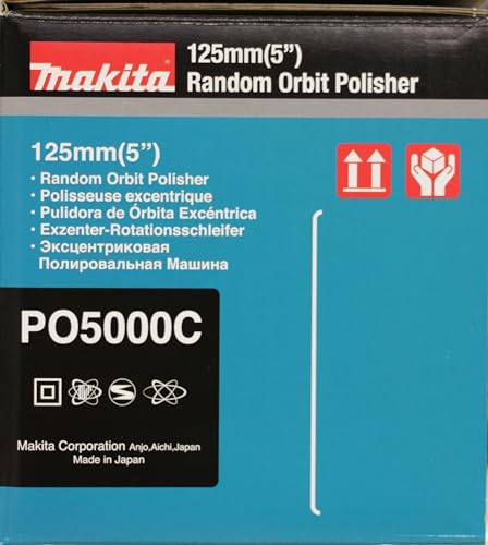 Makita PO5000C, Pulidora excéntrica (900 W, 230 V)