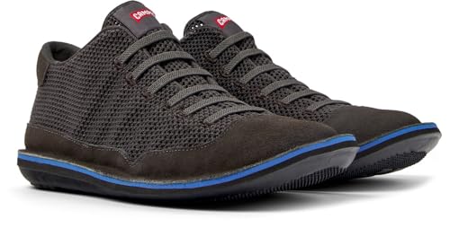 Camper Beetle K300327, Botines de Cesta Hombre, Gris Oscuro 012, 44 EU