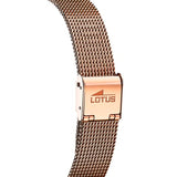 LOTUS Reloj Mujer 18733/1 Minimalist Caja de Acero Inoxidable 316l Rosa Correa de Acero Inoxidable 316l Rosa
