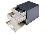 Durable 338558 Caja para café COFFEE POINT BOX para organizar cápsulas de café, sobres de azúcar,cucharillas, servilletas, bolsas de té y mucho más, antracita