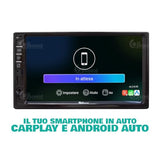 Radio de Coche universales 2 DIN Android GPS Bluetooth WiFi USB Dab+ Touchscreen 6.2" 8core Carplay AndroidAuto