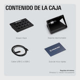 Elgato Stream Deck MK.2 – Controlador de estudio, 15 teclas macro, activa acciones en apps y software como OBS, Twitch, YouTube y otros, funciona en Mac y PC, Color Negro